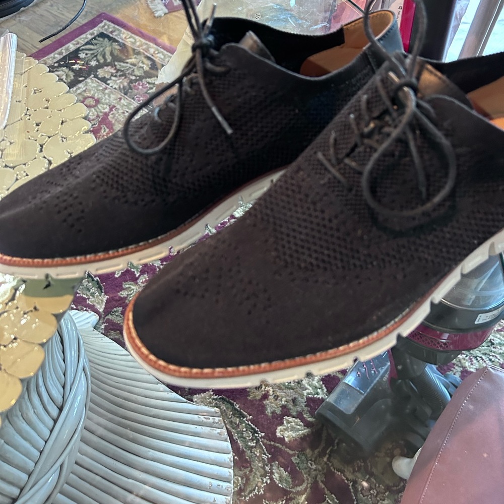 Men’s shoes - black mesh type - casual - size 12 - hardly worn - Nautica brand